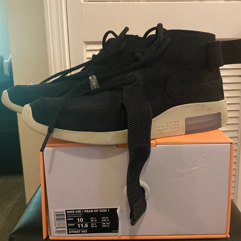 Nike Fear of God Raids.  Pre owned,  size 10